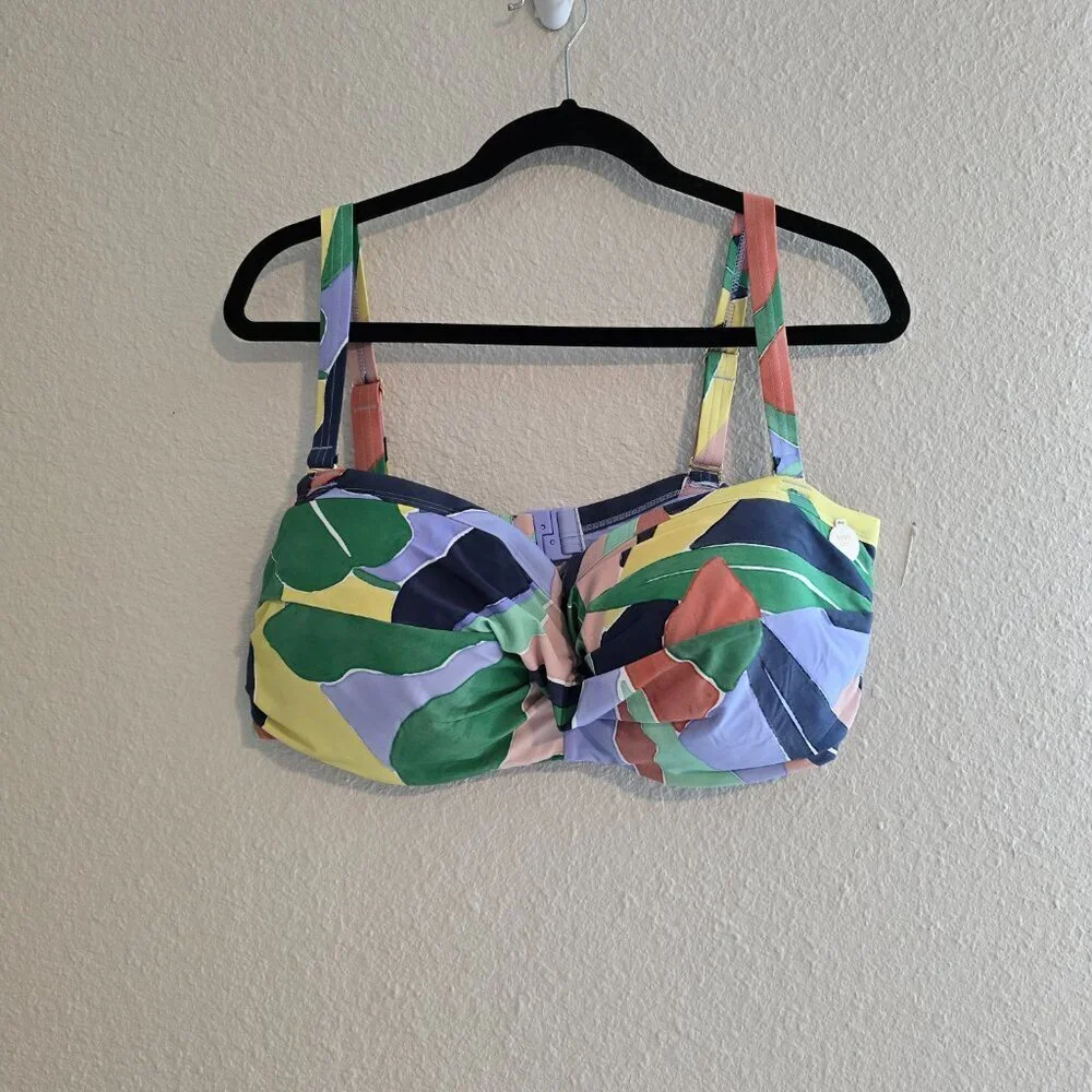 NWT Artesands L'Avana Botticelli Bandeau Bikini Top
